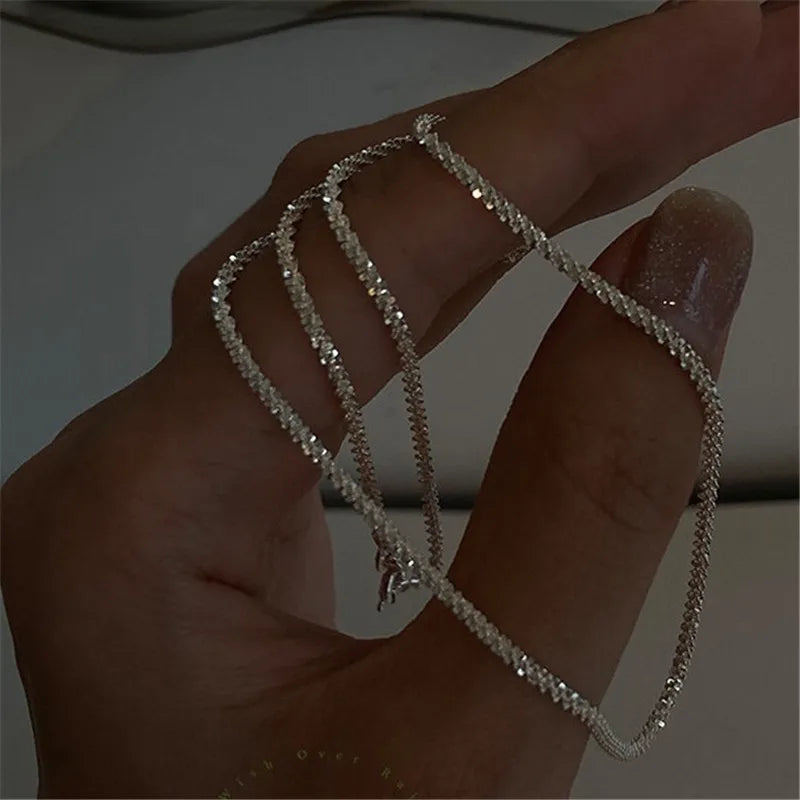 Colar duplo perolado simples